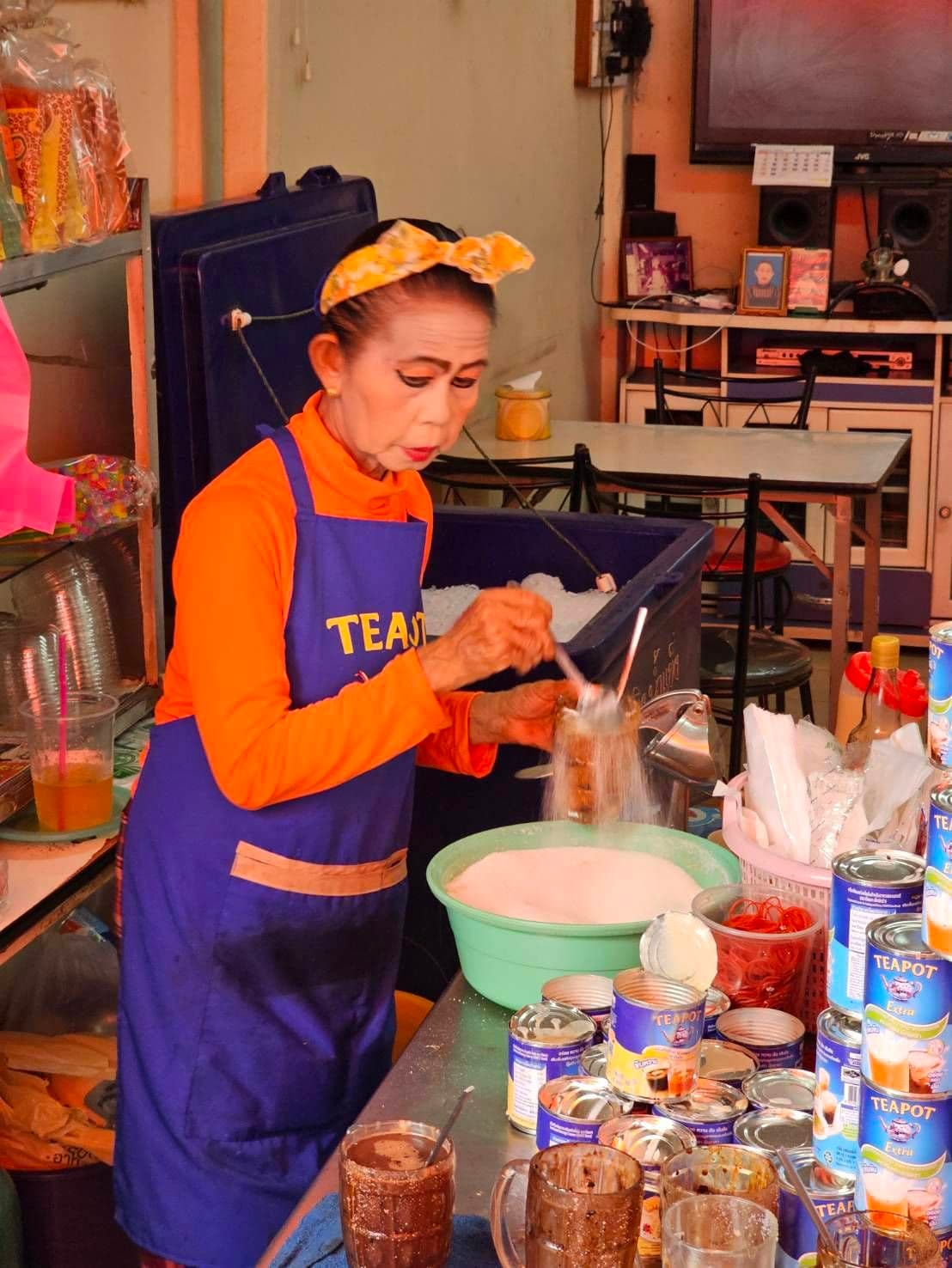 Auntie Nit Pak Daeng in Thailand