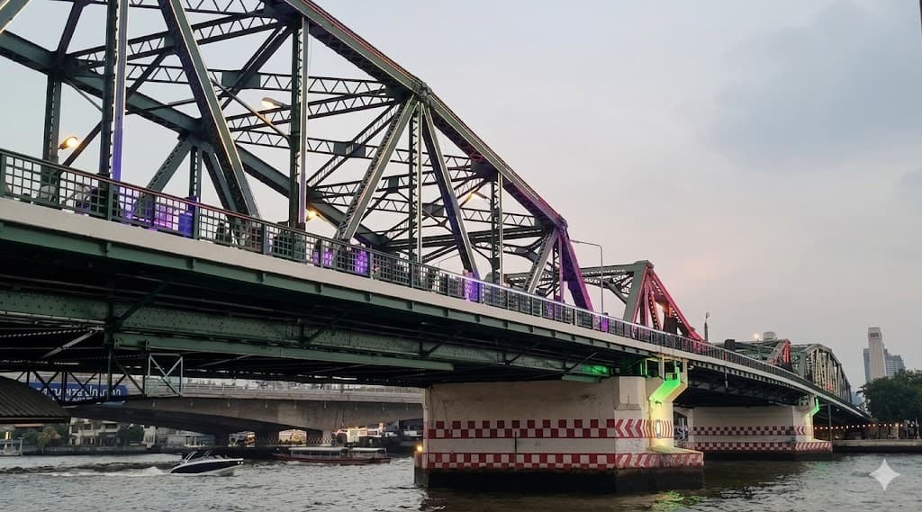 Phra Phutthayotfa Bridge in Thailand