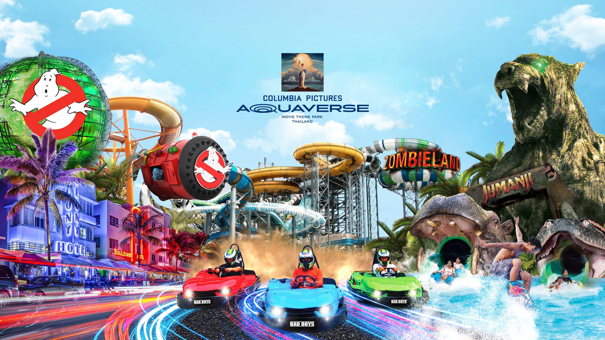 Columbia Pictures Aquaverse in Thailand