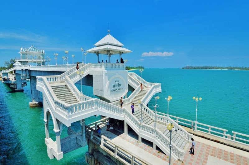 Sarasin Bridge in Thailand