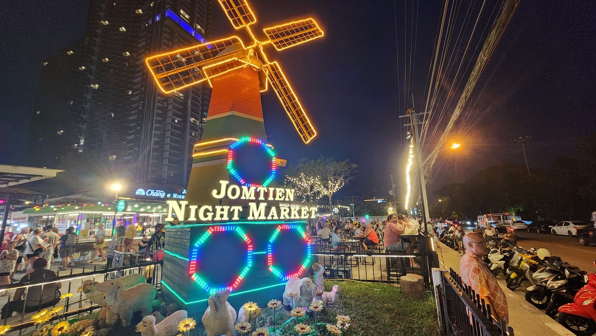 Jomtien Night Market in Thailand