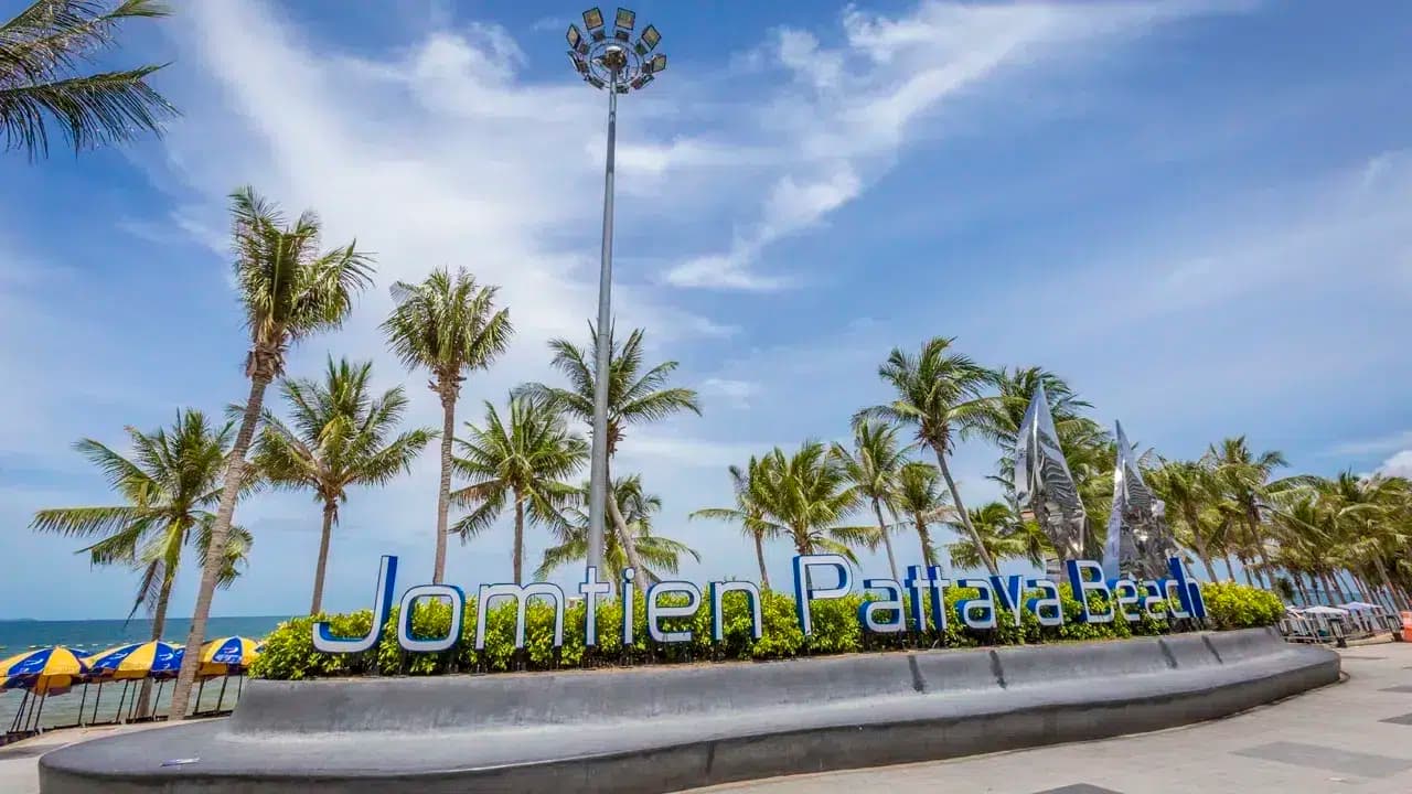 Jomtien Beach in Thailand