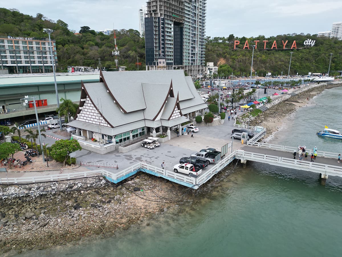 Bali Hai Pier in Thailand