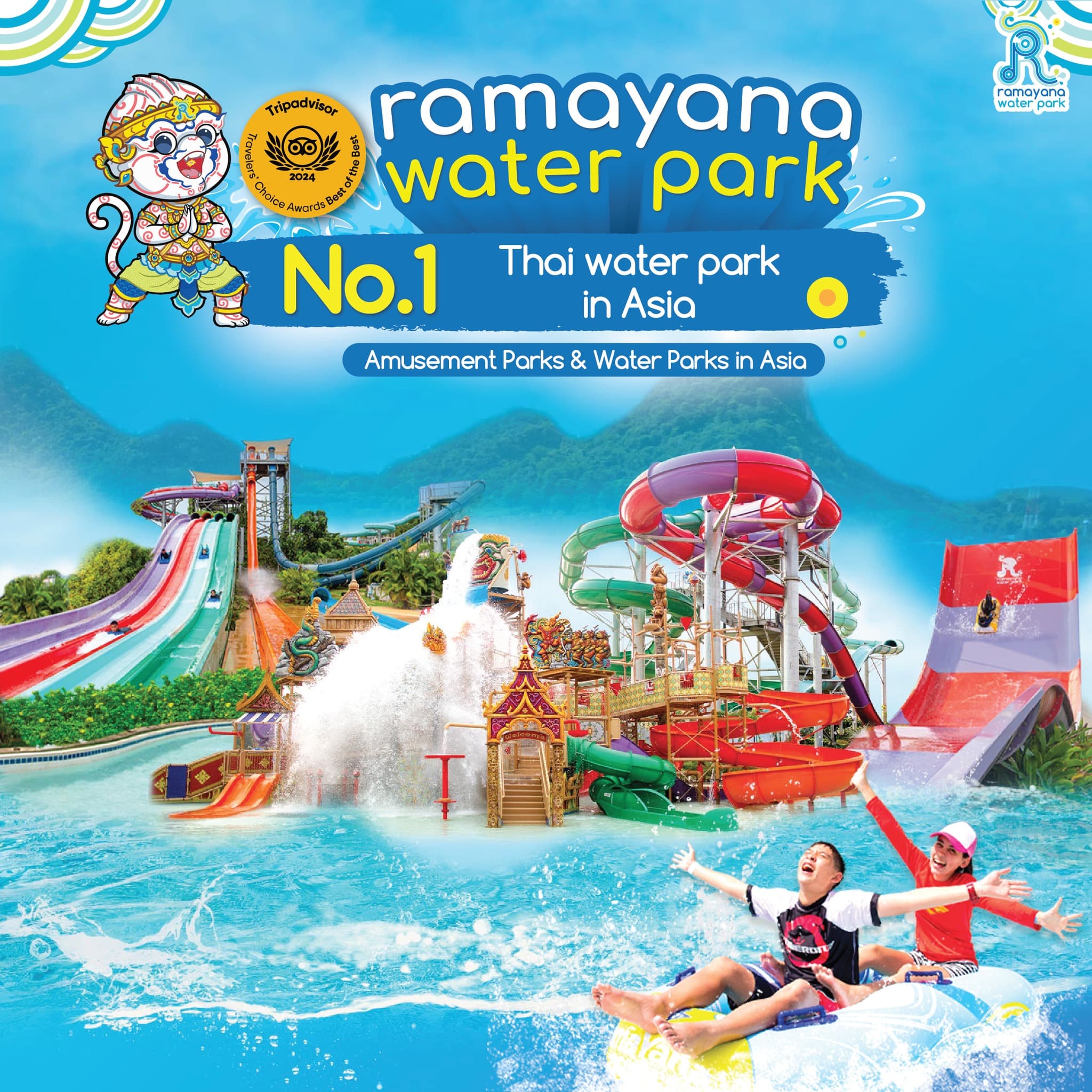 Ramayana Water Park in Thailand