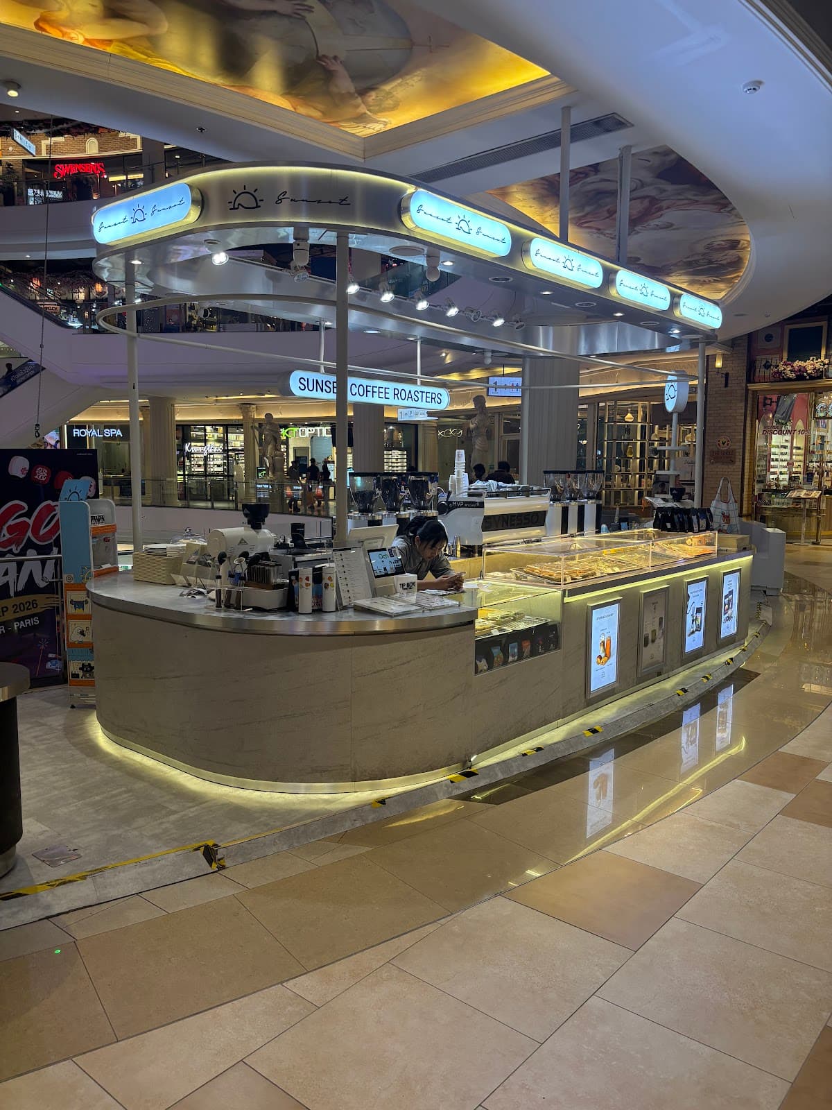 Sunset Coffee Roasters - The iconic Terminal21 Pattaya in Thailand